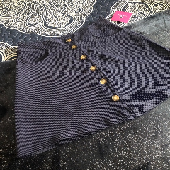 Amy Byer Other - Amy Byer Corduroy blue girls short  skirt size 16